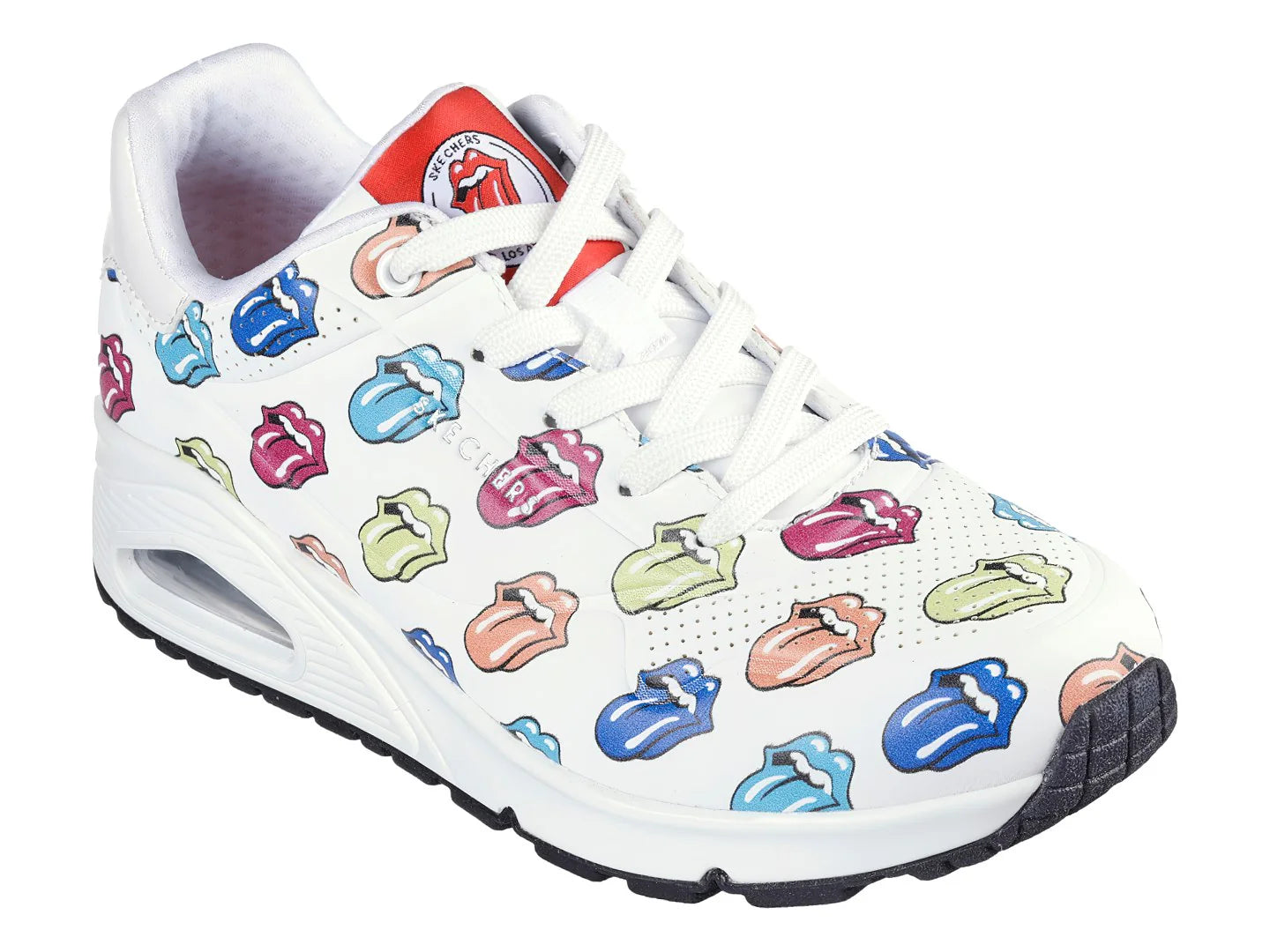 Tenis Skechers One X Rolling Stones Blanco Multicolor para Mujer
