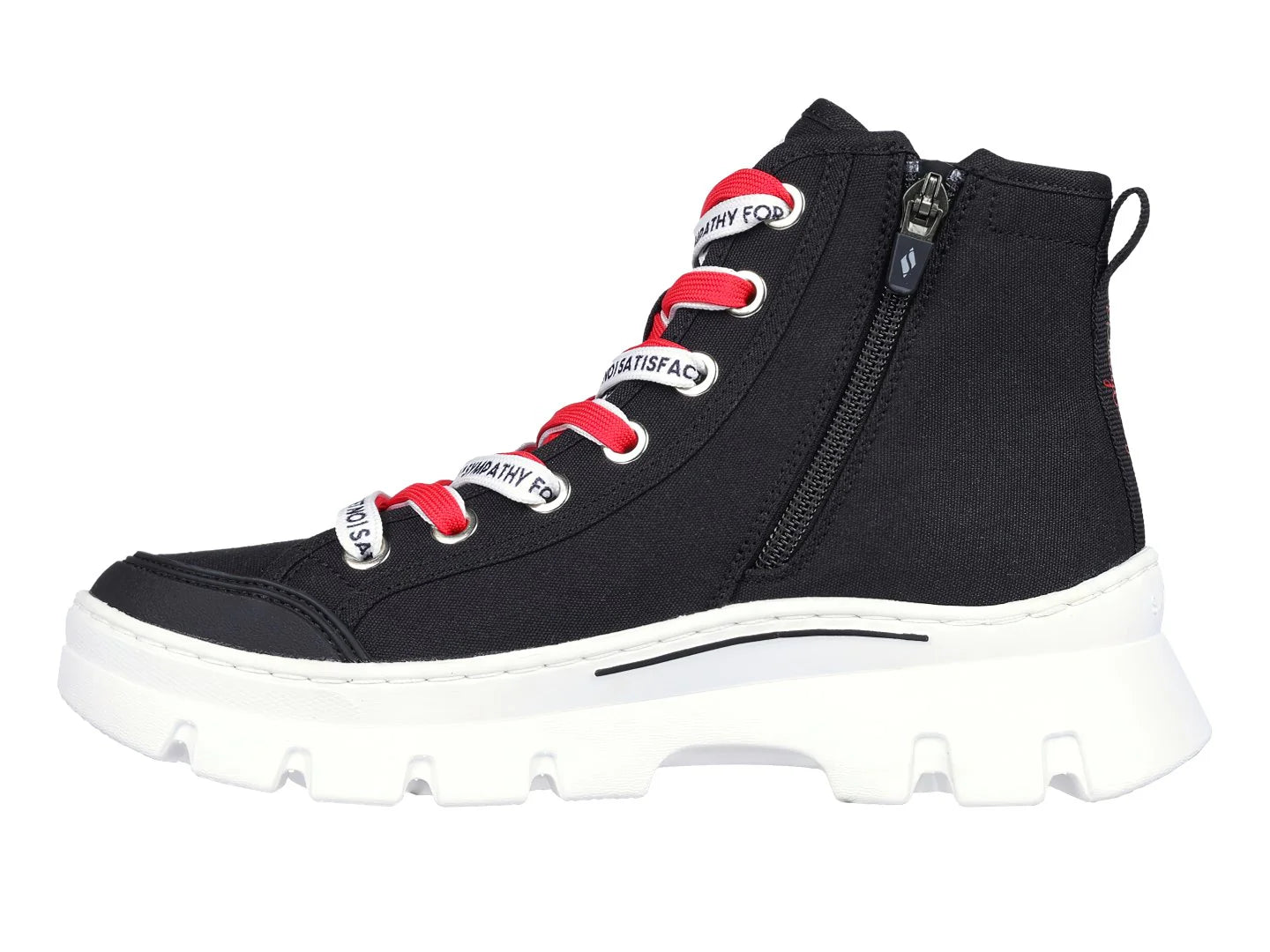 Tenis Skechers Roadies Surge Negro y Rojo para Mujer