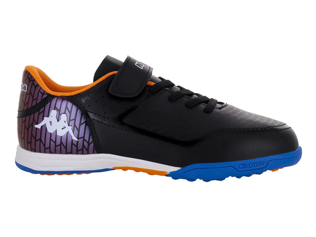 Tenis de Fútbol Kappa Kombat Player Negro y Azul para Niño