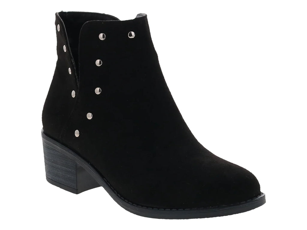 Botines Tropicana Negros de Gamuza para Niña