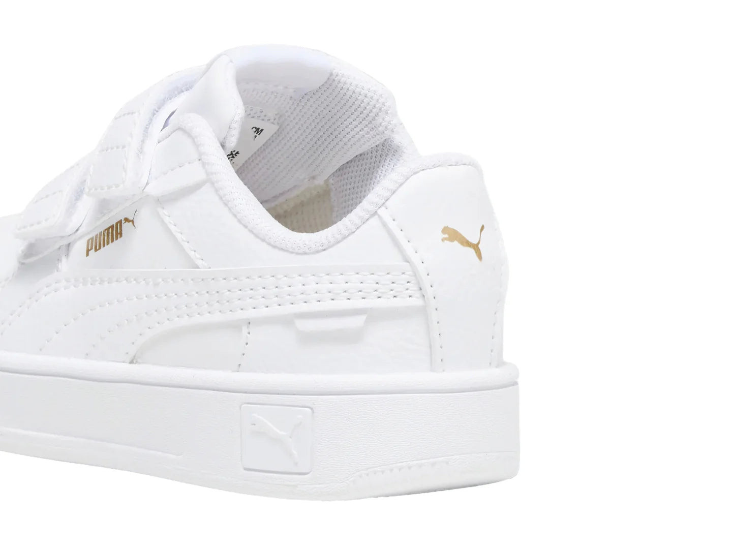 Tenis PUMA Carina Street V Blanco y Oro para Niña