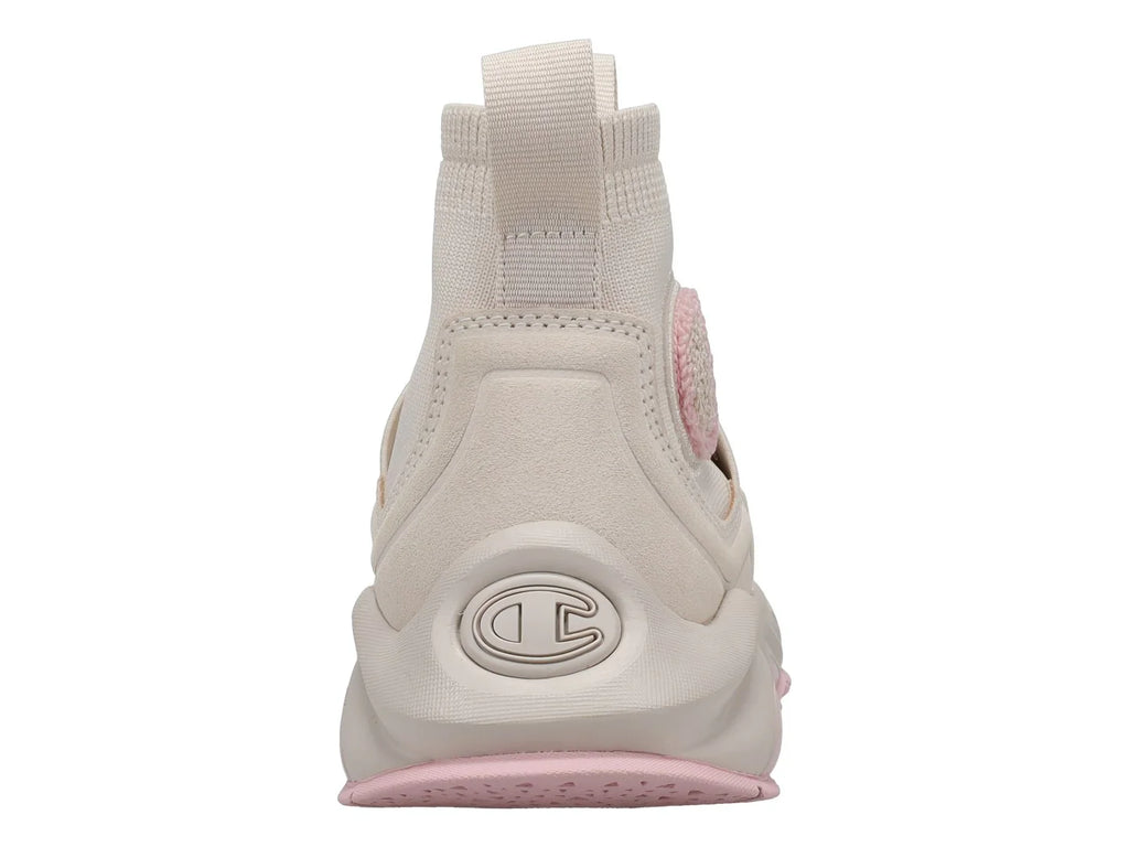 Tenis Champion Rally Pro Beige y Rosa para Mujer