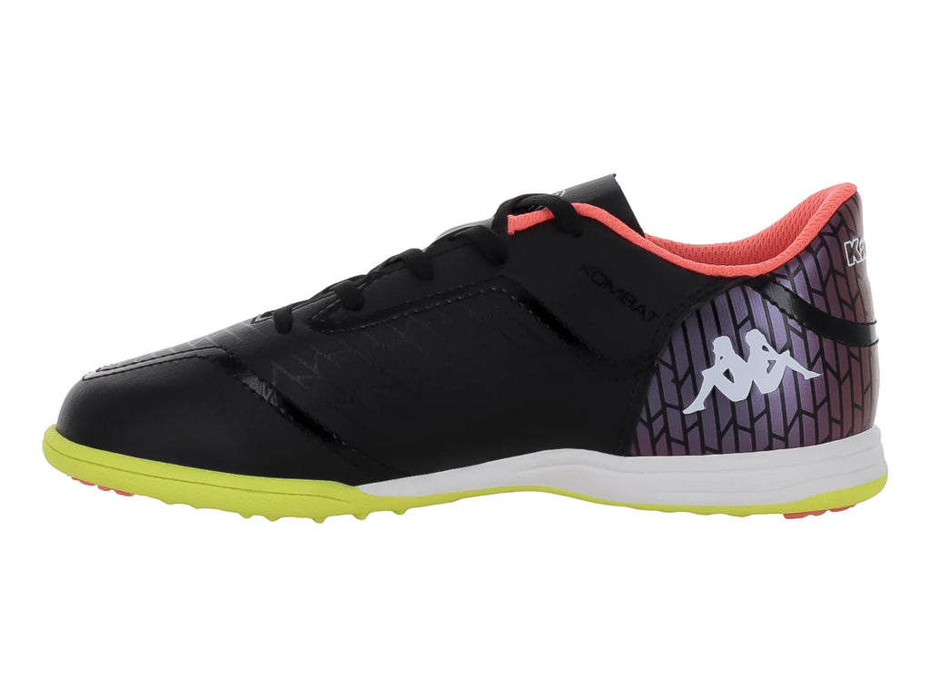 Tenis de Fútbol Kappa Kombat Player Negro y Verde Neón para Niño