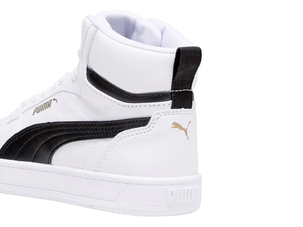 Tenis PUMA Caven 20 Mid Blanco y Negro para Niño