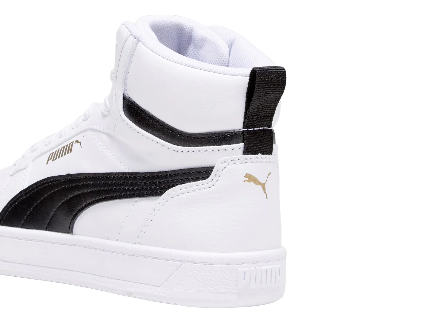 Tenis PUMA Caven 20 Mid Blanco y Negro para Niño