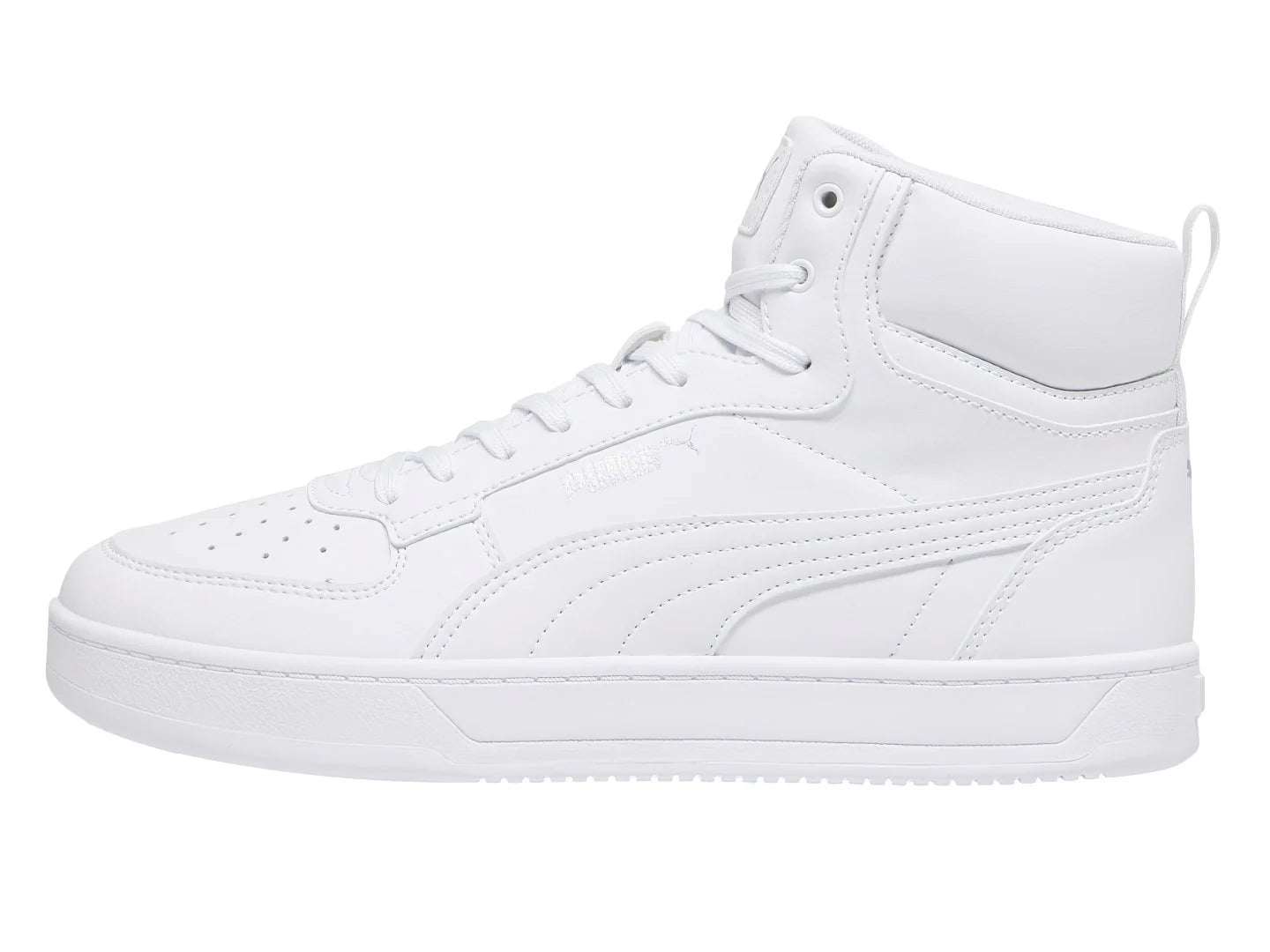 Tenis PUMA Caven 20 Mid Blanco y Plata para Hombre