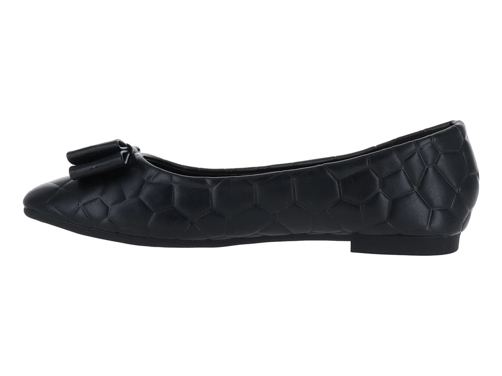 Zapatos Planos Roze Negros para Mujer