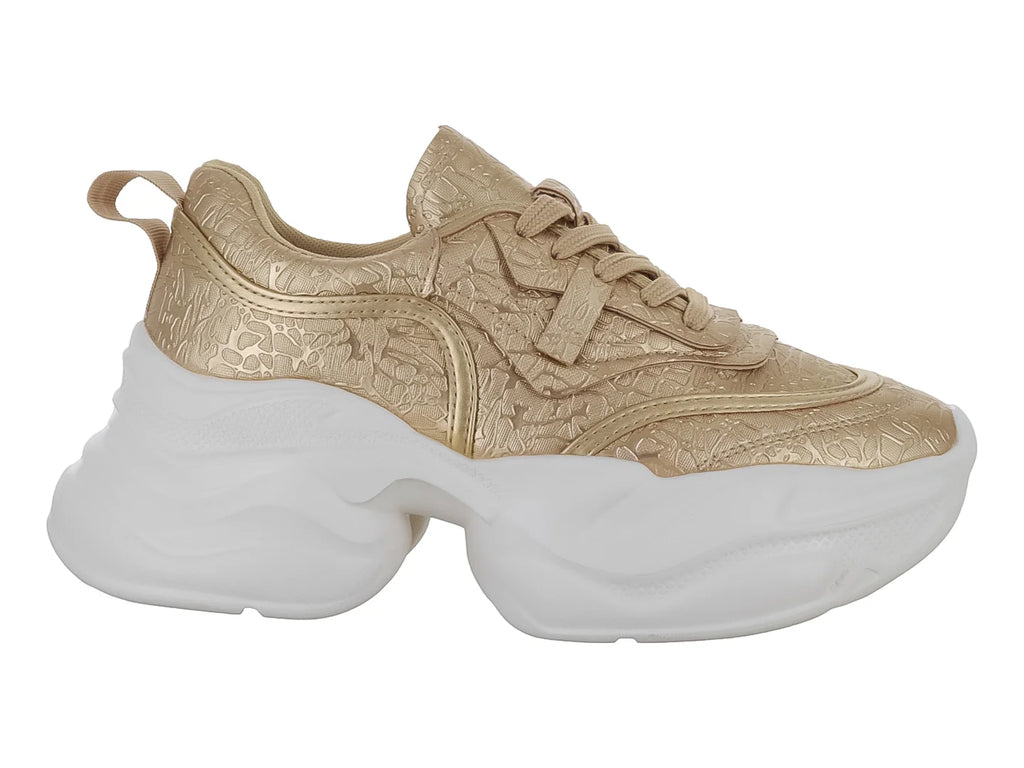 Tenis Platini Dorado para Mujer