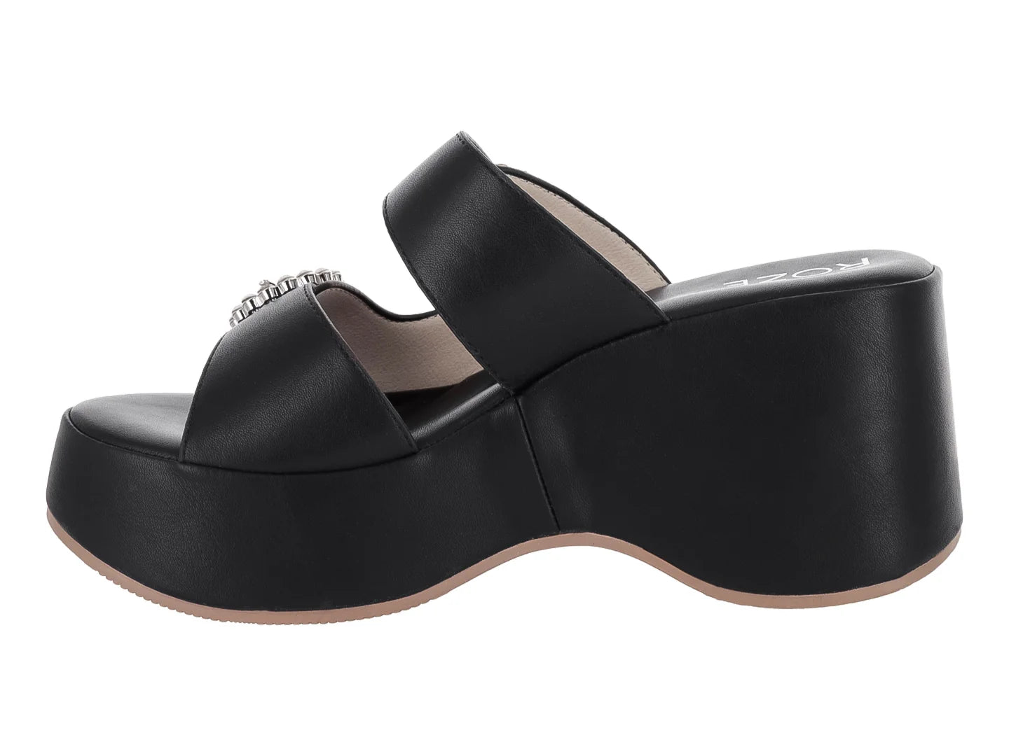 Sandalias ROZE Plataforma Negro para Mujer
