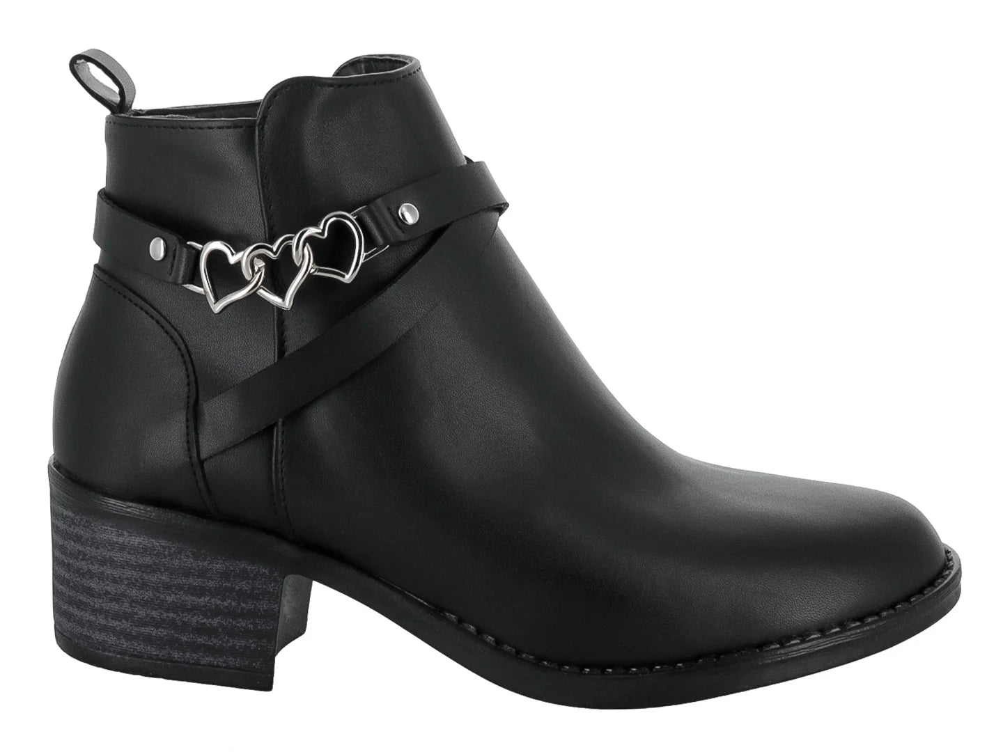 Botines Tropicana Negros Casuales para Niña
