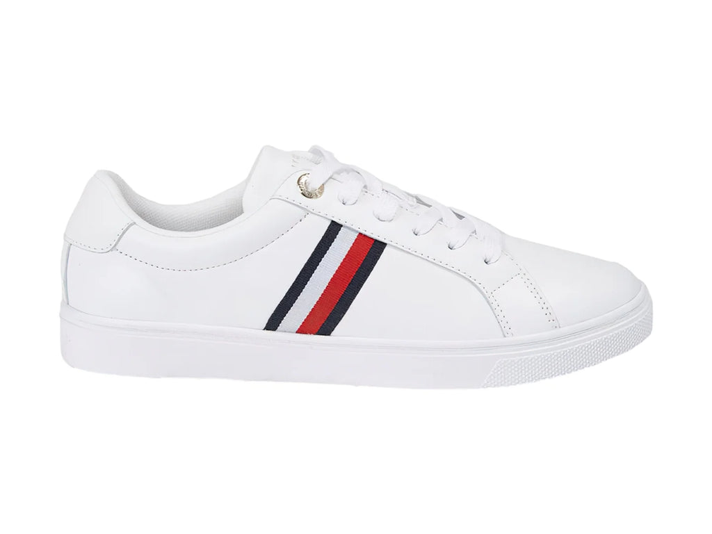 Tenis Tommy Hilfiger Essential Stripes Blanco para Mujer