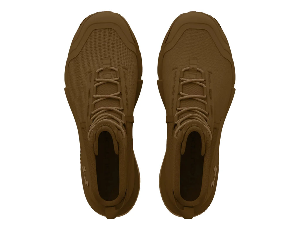 Botas Tácticas Under Armour Charged Valsetz Mid Color Marrón