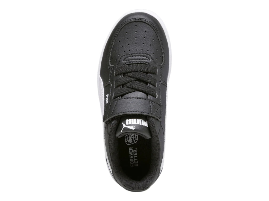 Tenis Puma Caven 20 Negro con Blanco para Niño