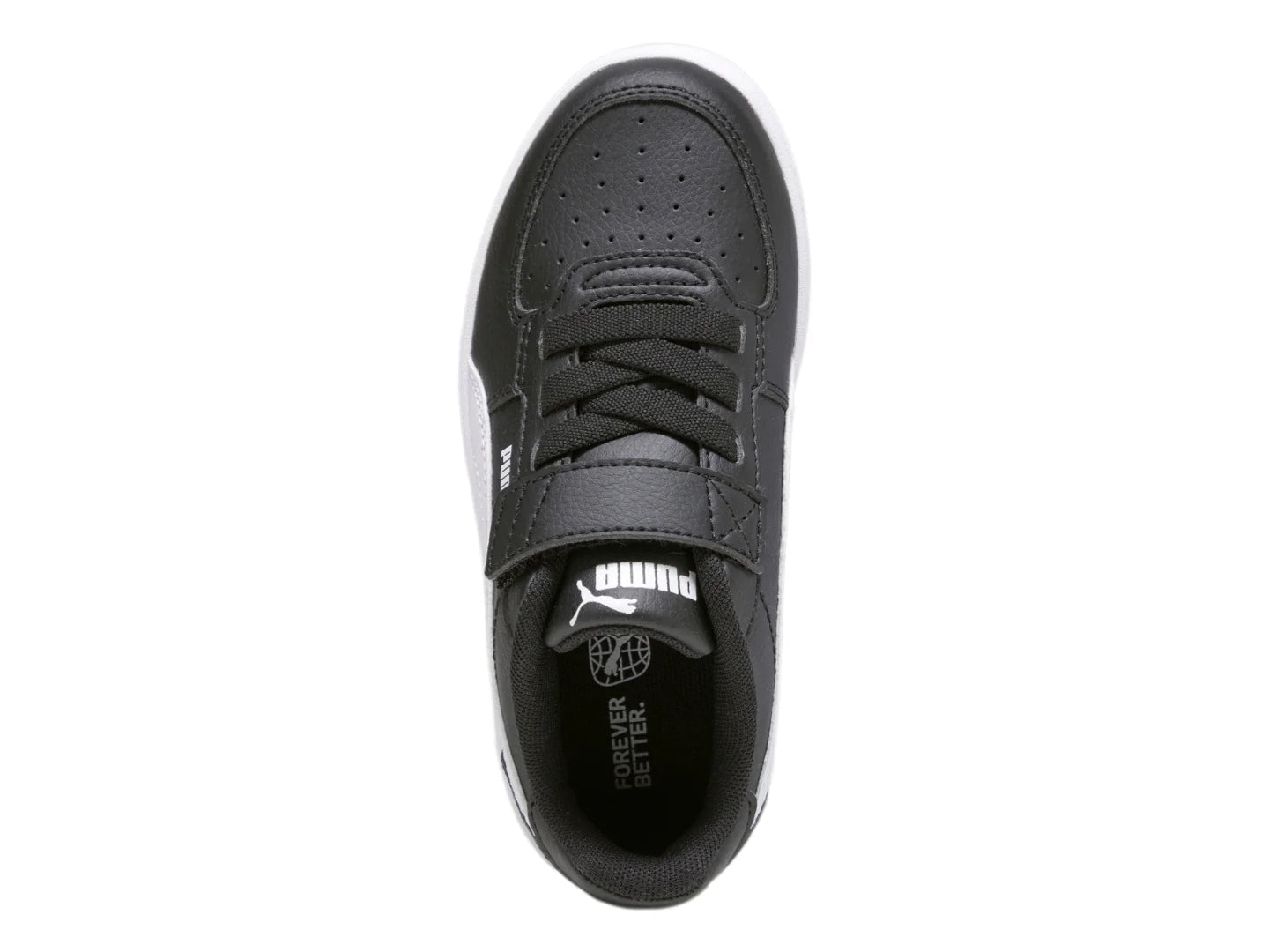 Tenis Puma Caven 20 Negro con Blanco para Niño