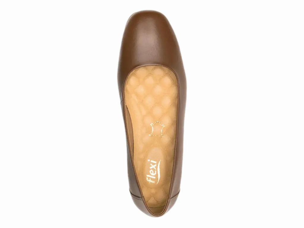 Zapatos Balerinas Flexi Café para Mujer