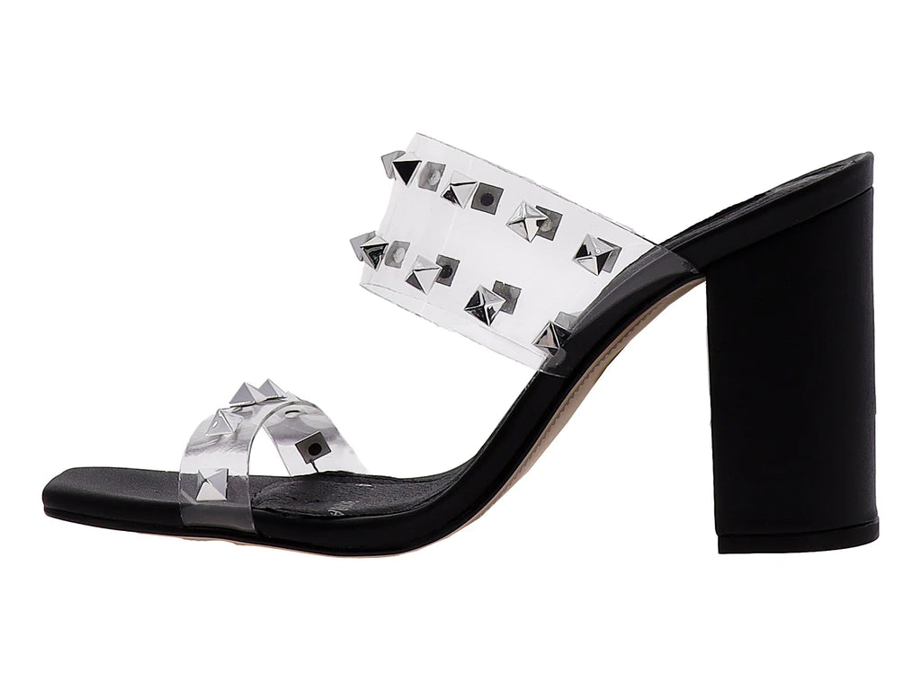 Zapatillas EFE Aldana Negro y Transparente para Mujer