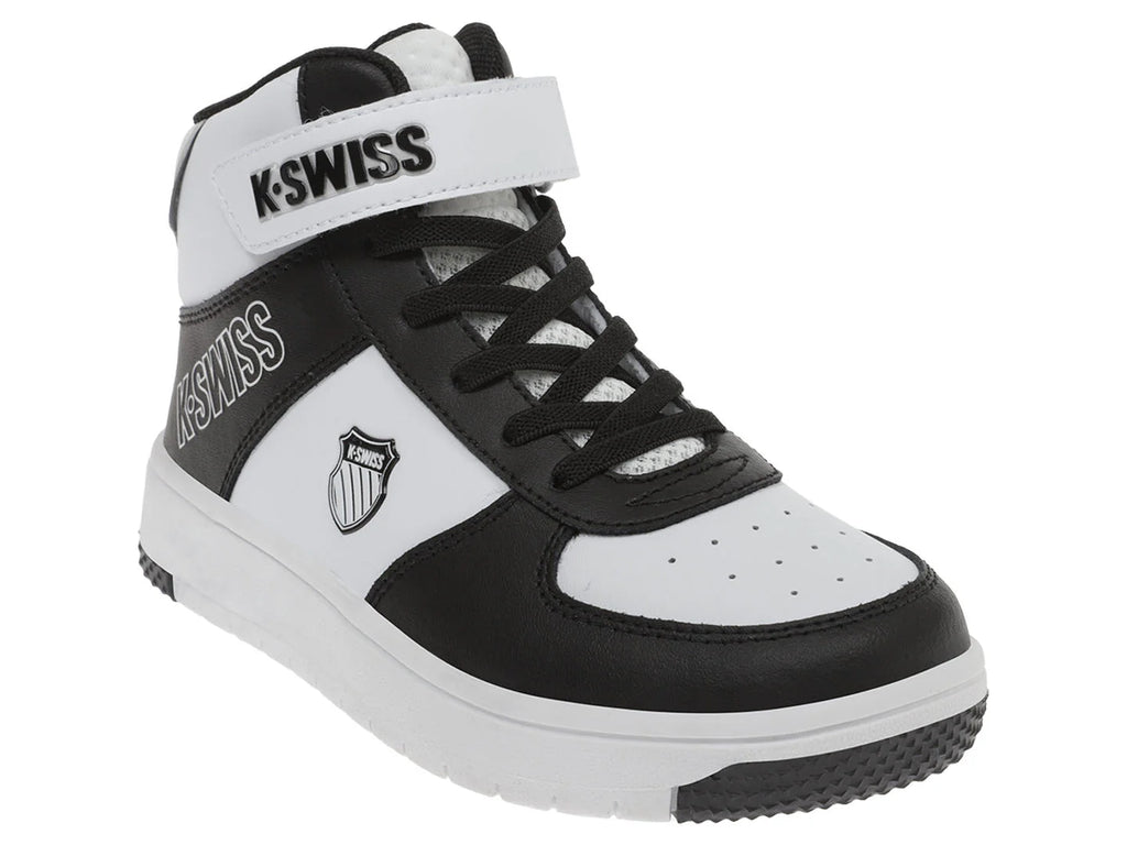 Tenis K Swiss Salt Mid Negro con Blanco para Niño