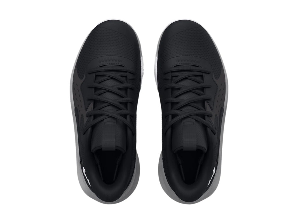 Tenis Under Armour PS Jet 23 Negro y Gris para Niño