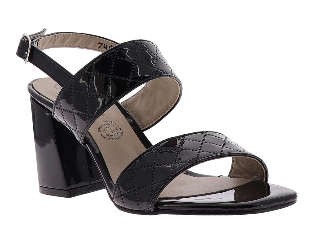 Zapatillas Melissa Garcia Charol Negro para Mujer