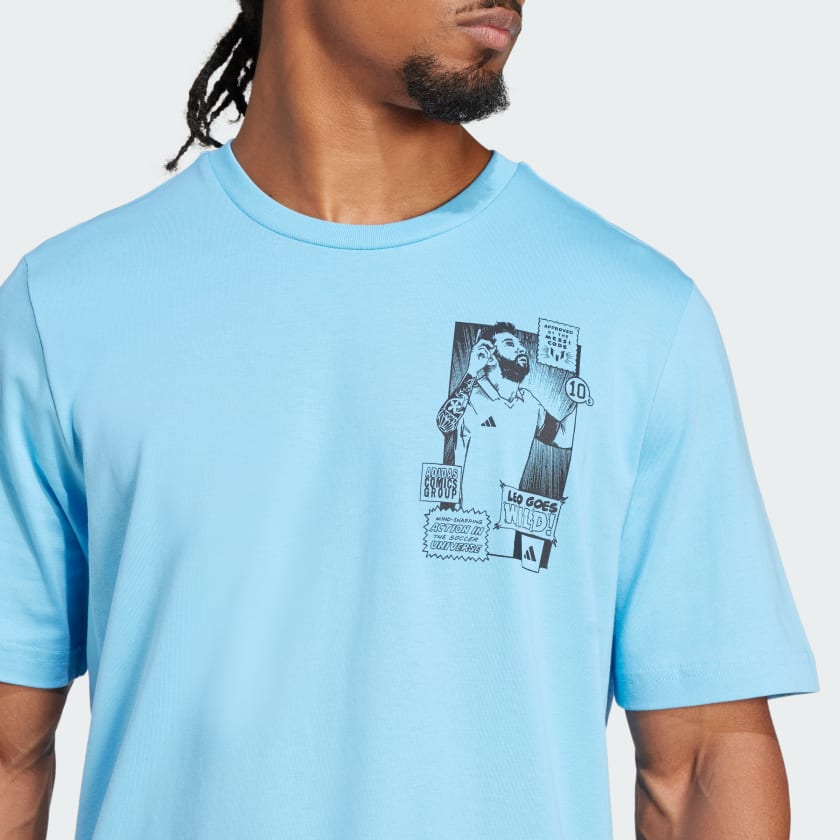 Men's adidas Messi Icon Graphic Tee