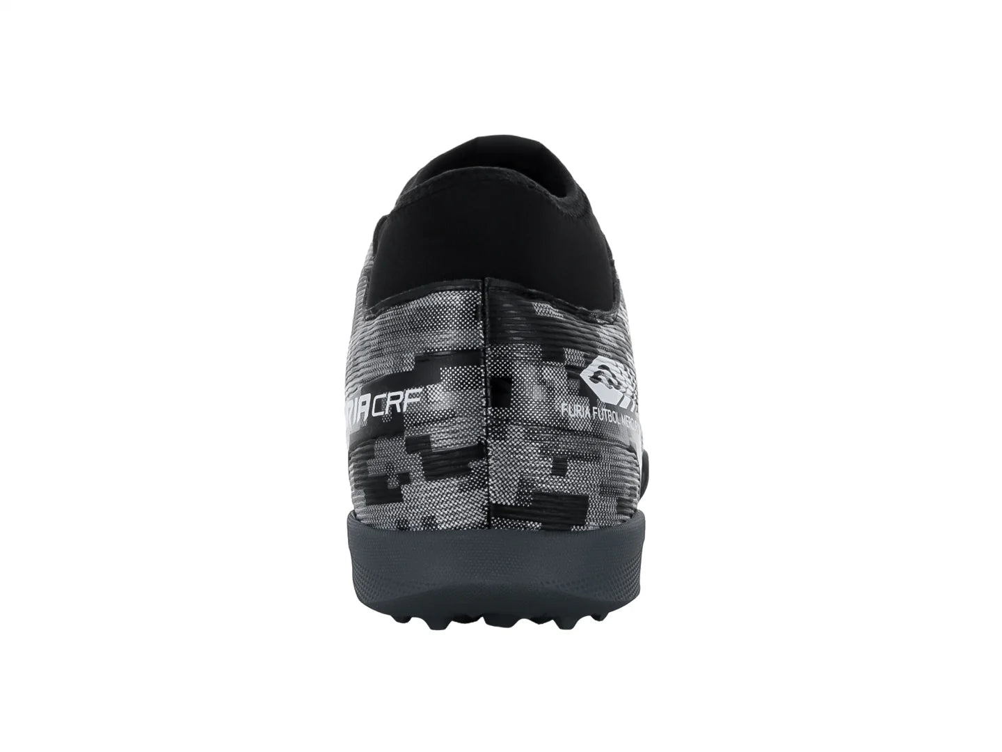 Tenis de Fútbol Furia Negro Plata para Hombre