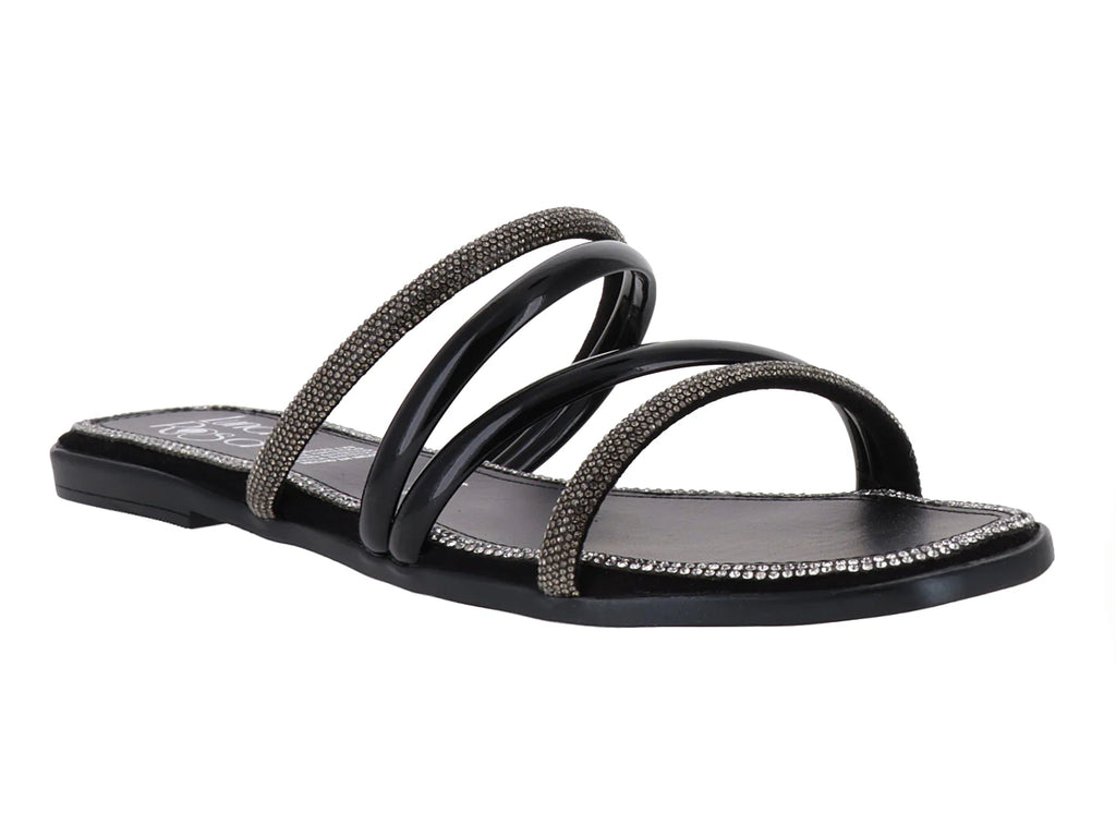Sandalias Luna Rosa Negro para Mujer