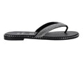 Sandalias Luna Rosa Tira Ancha Negro para Mujer