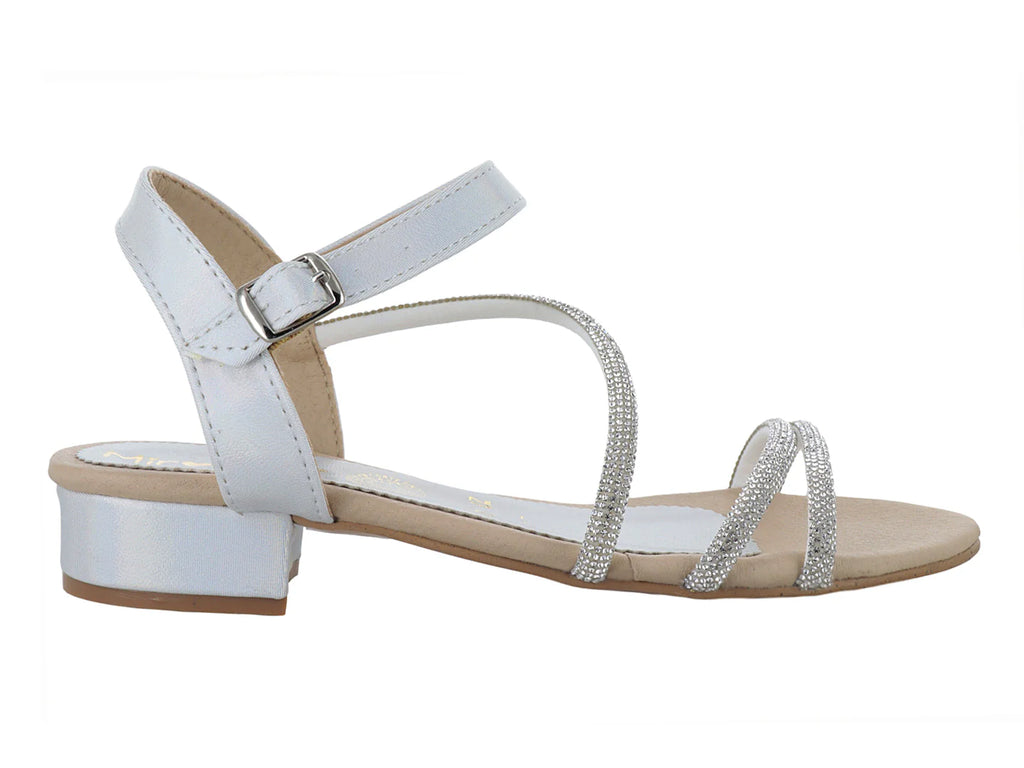 Sandalias Miroslava Plata para Niña
