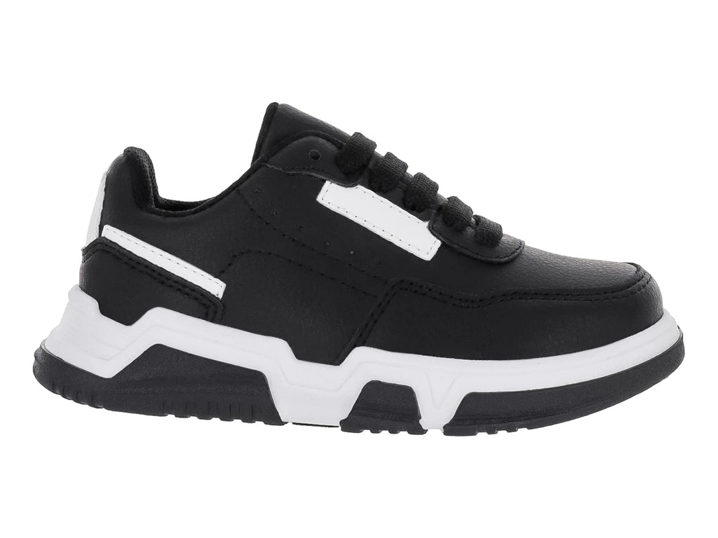 Tenis New Boys Negro y Blanco para Niño