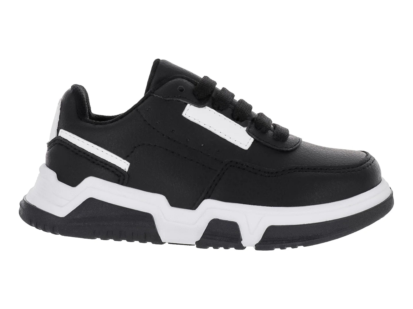 Tenis New Boys Negro y Blanco para Niño