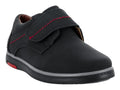 Zapatos Germany 5000 Nubuck Negro Rojo para Niño