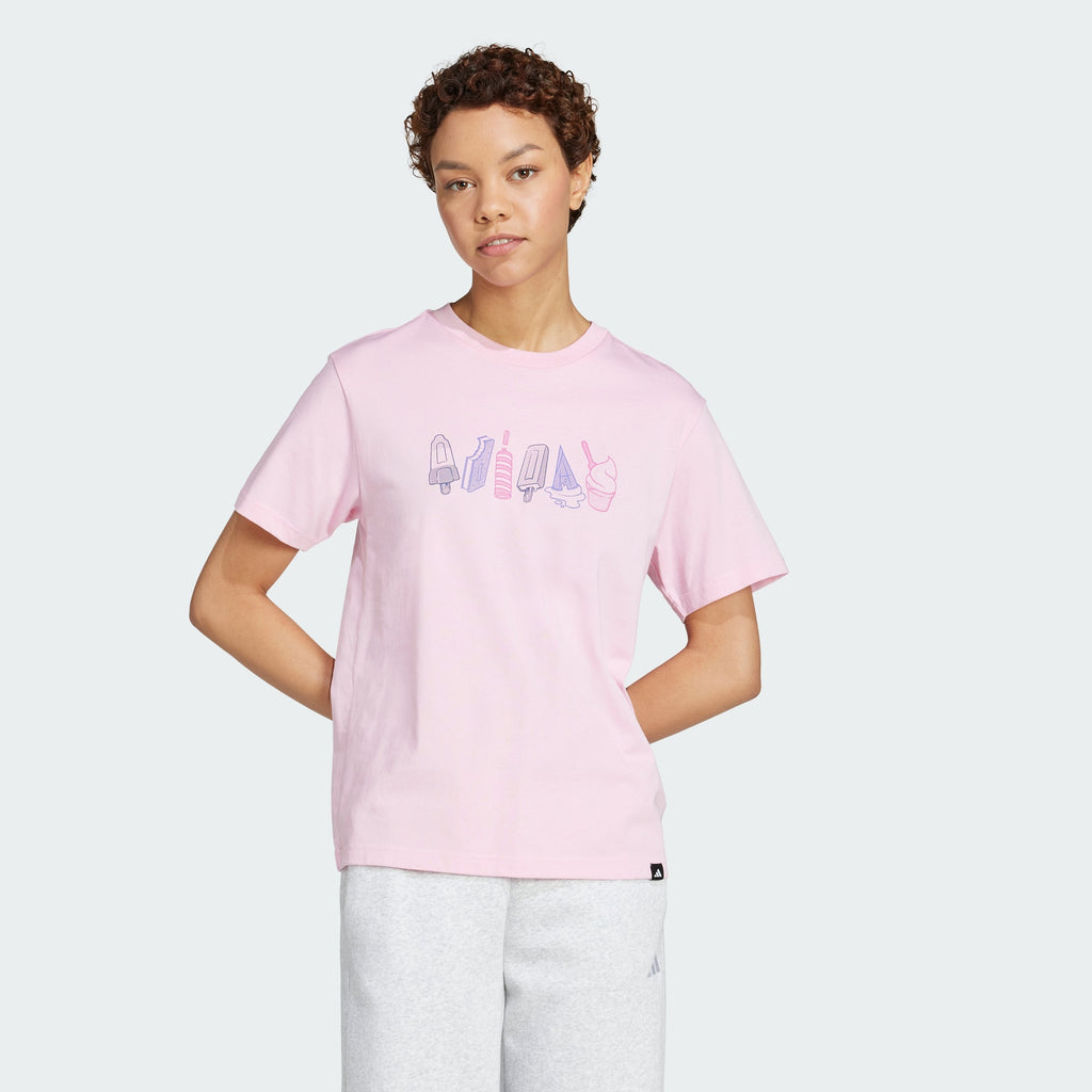 Women's adidas Lounge Food Graphic Tee