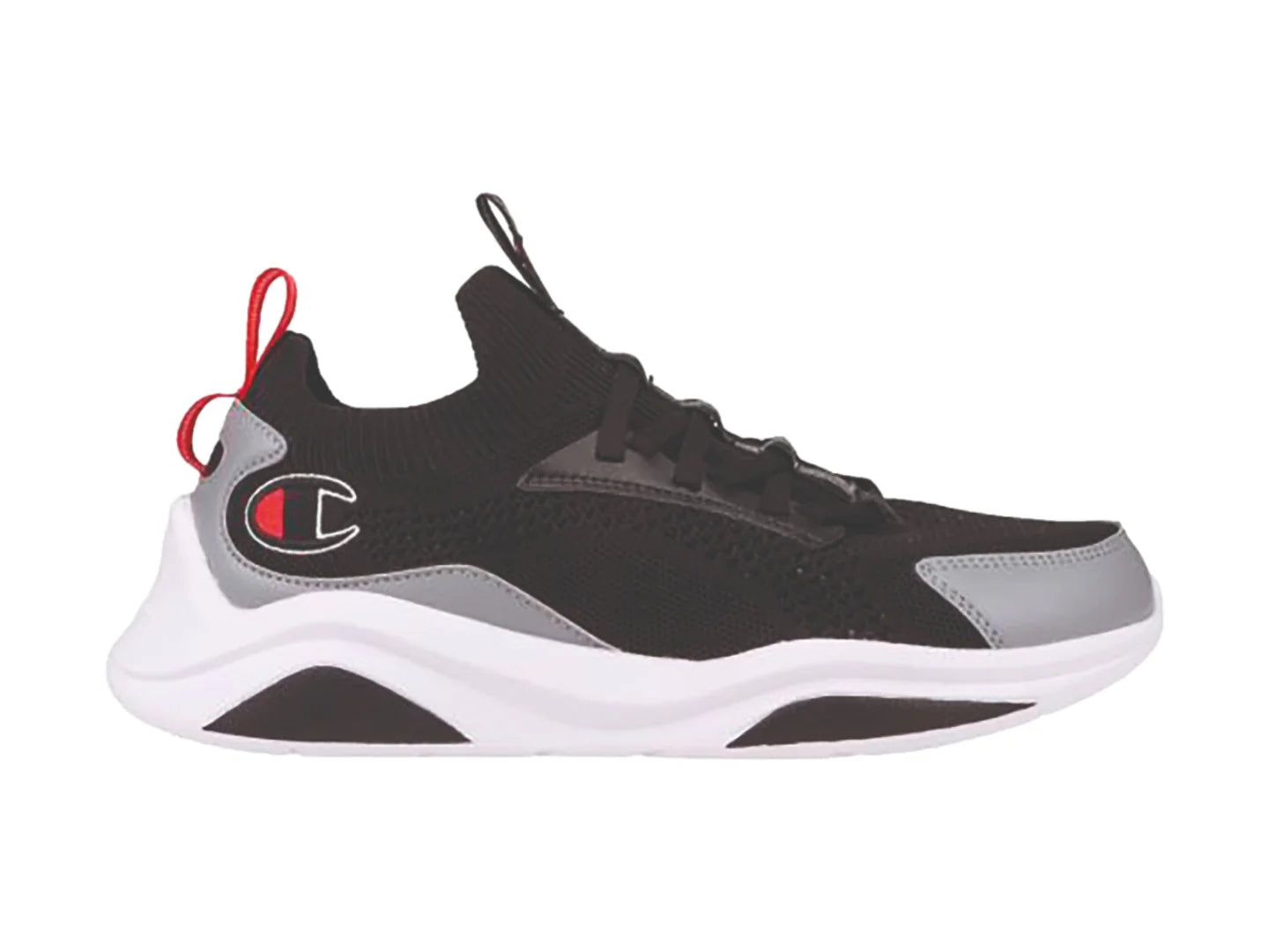 Tenis Champion Legend Lo Lace Negro y Gris para Hombre