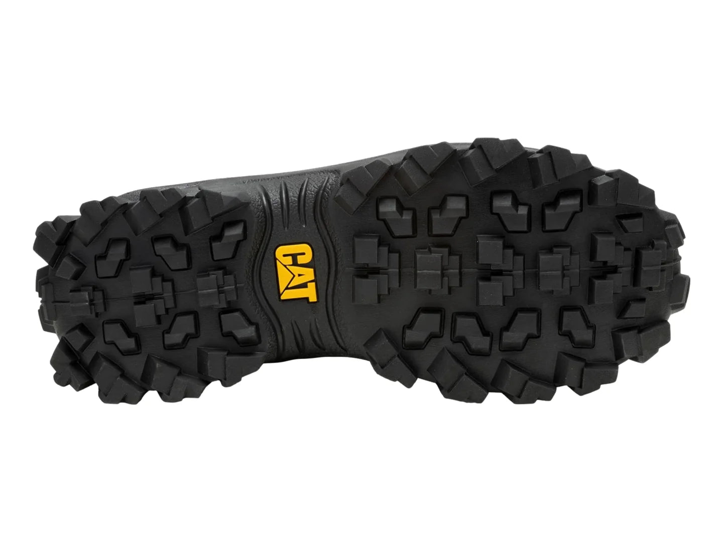 Tenis de Excursionismo Caterpillar Negro y Beige para Hombre