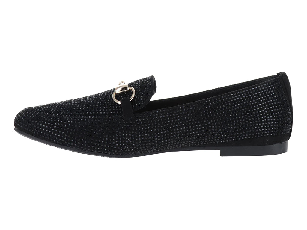 Zapatos Mocasines Roze Negros para Mujer