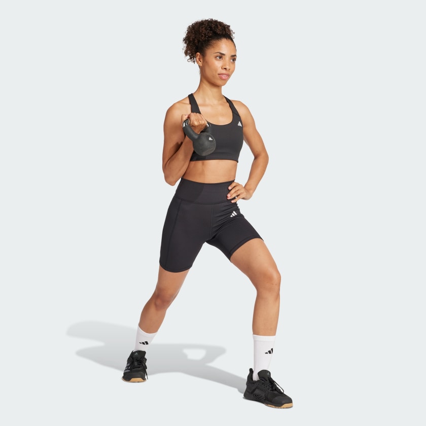 Women's adidas Optime Rib Short Leggings