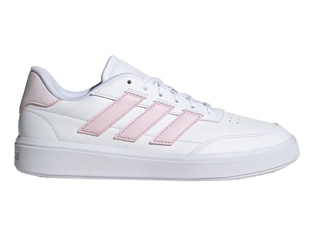Tenis Adidas Courtblock Blancos con Rosa para Mujer