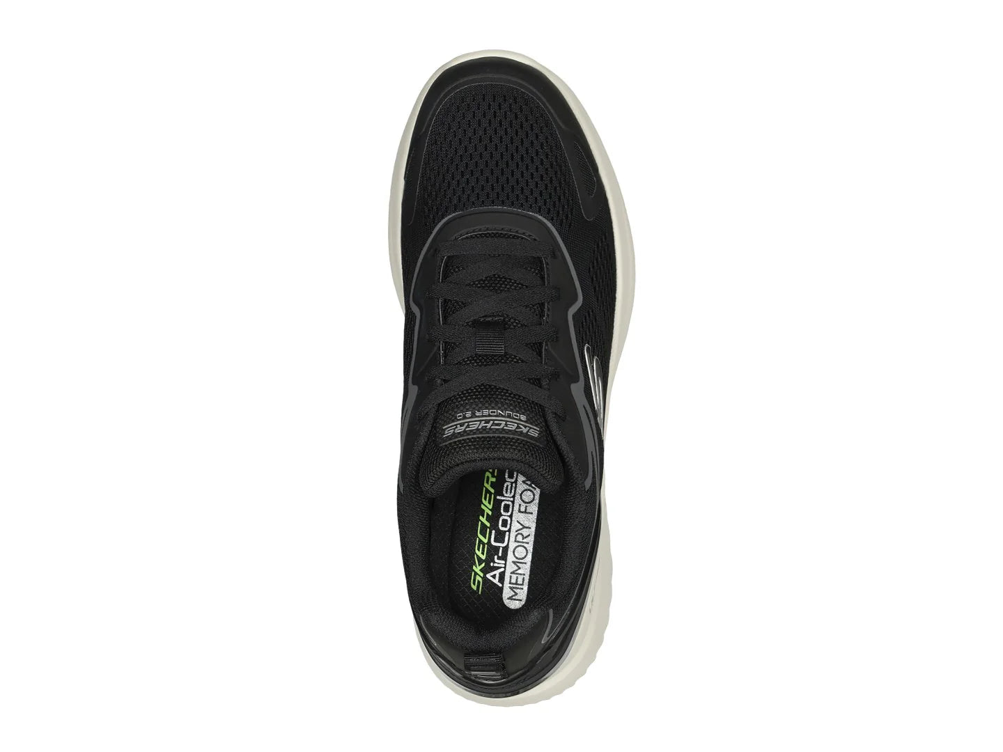 Skechers Tenis Negro y Gris para Hombre