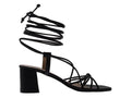 Sandalias Sary Tacón Negro Lace Up para Mujer