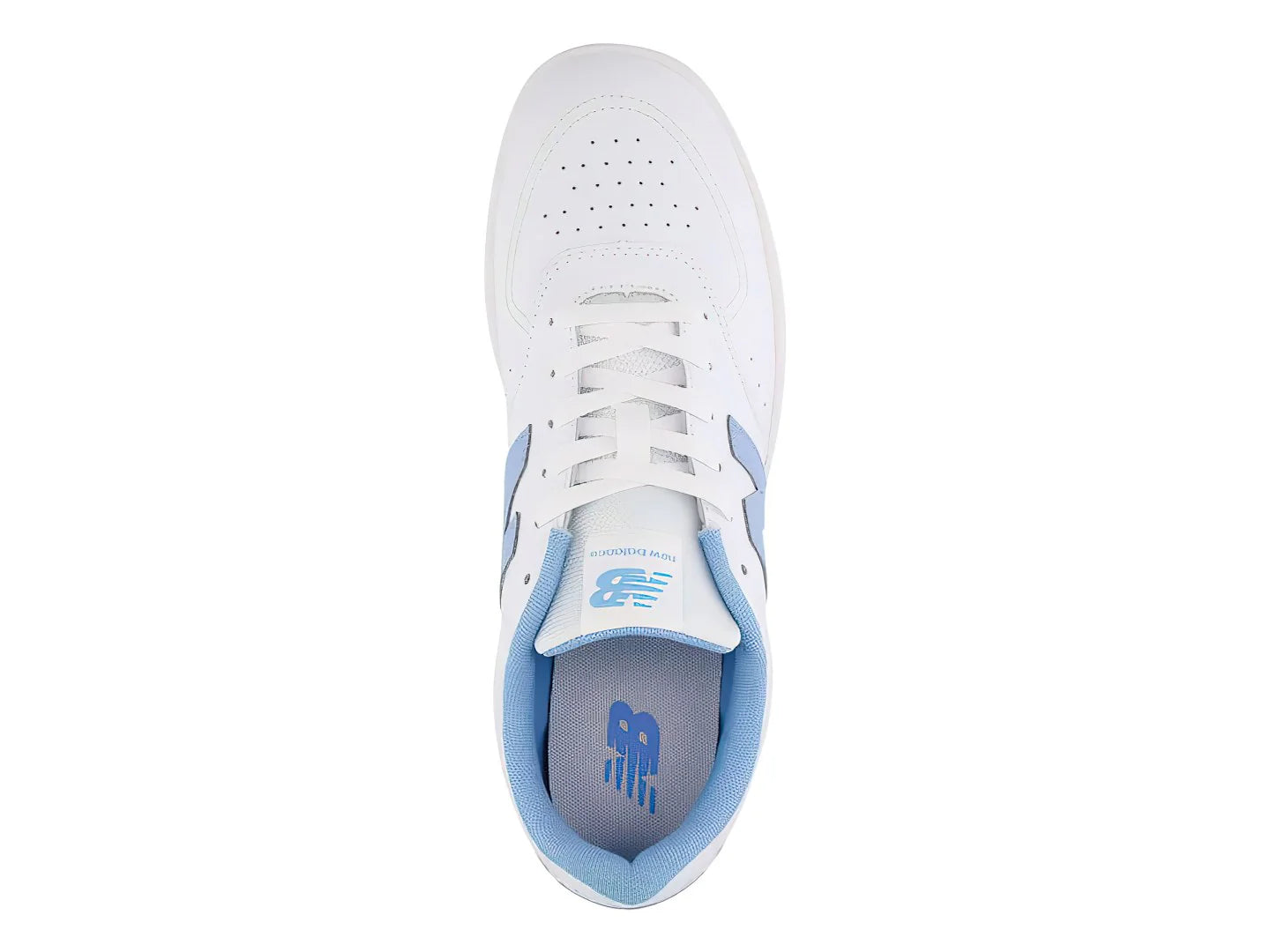 Tenis New Balance BB80 Blanco y Azul para Hombre