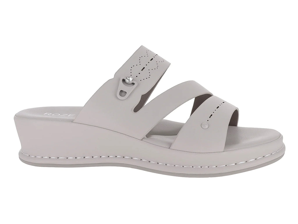 Sandalias Roze Plataforma Gris para Mujer