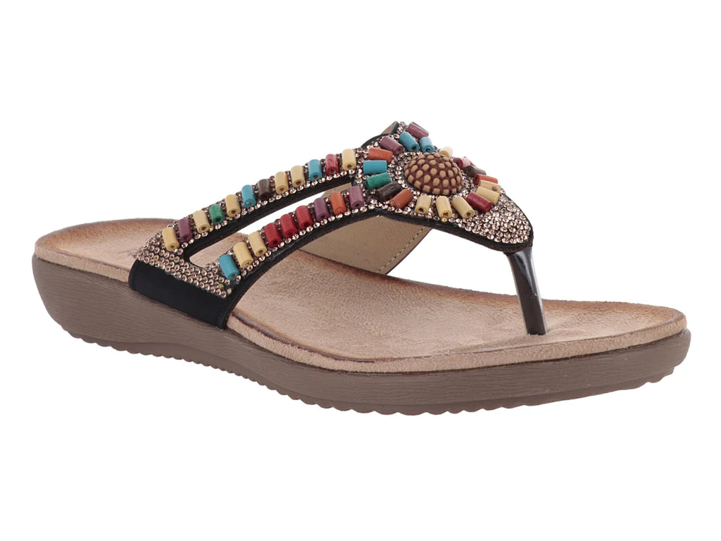 Sandalias ROZE Negro para Mujer
