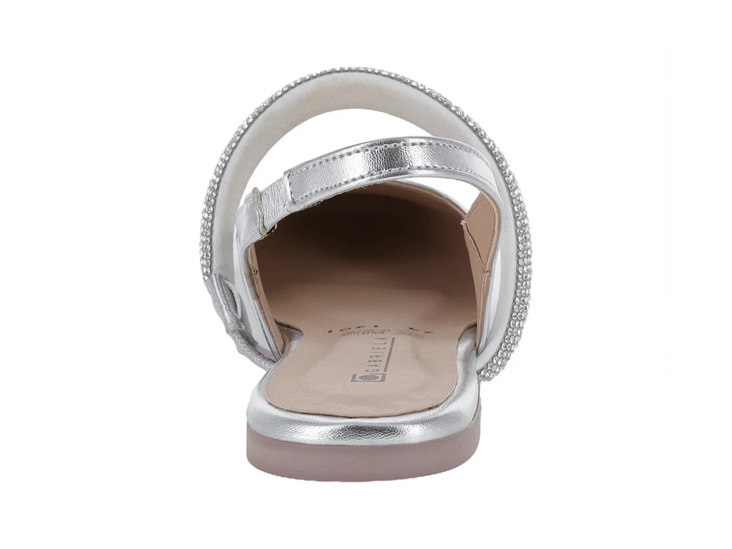 Zapatos Planos Luna Rosa Color Plata para Mujer