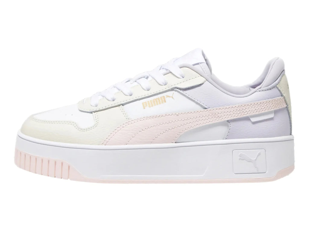 Tenis PUMA Carina Street Blanco y Rosa para Mujer