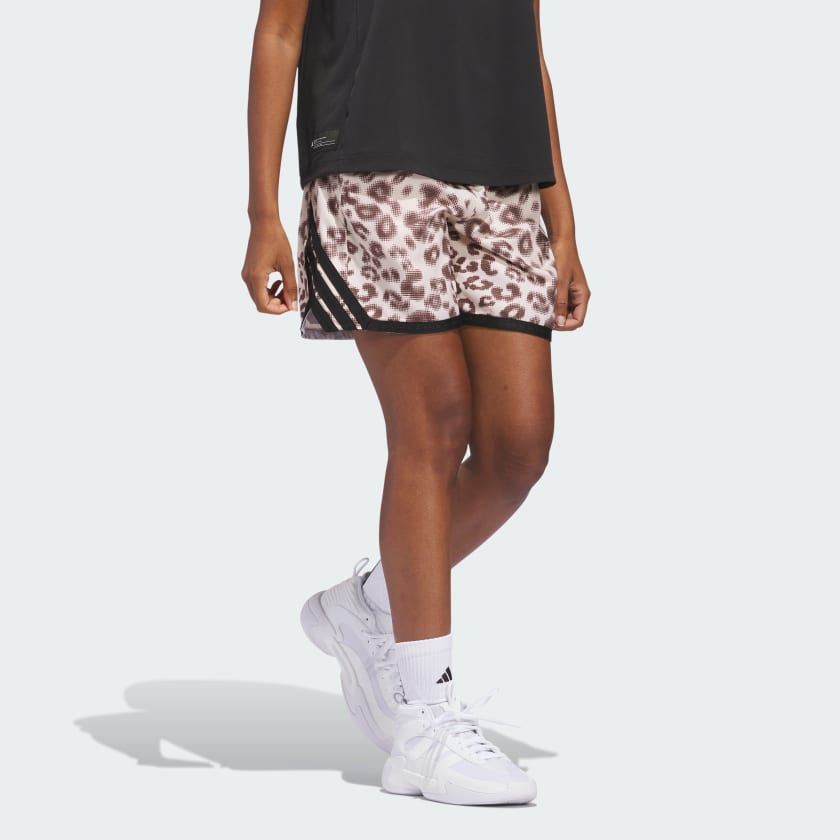 Women's adidas adidas Crazy Lite Cheetah Allover Print Shorts