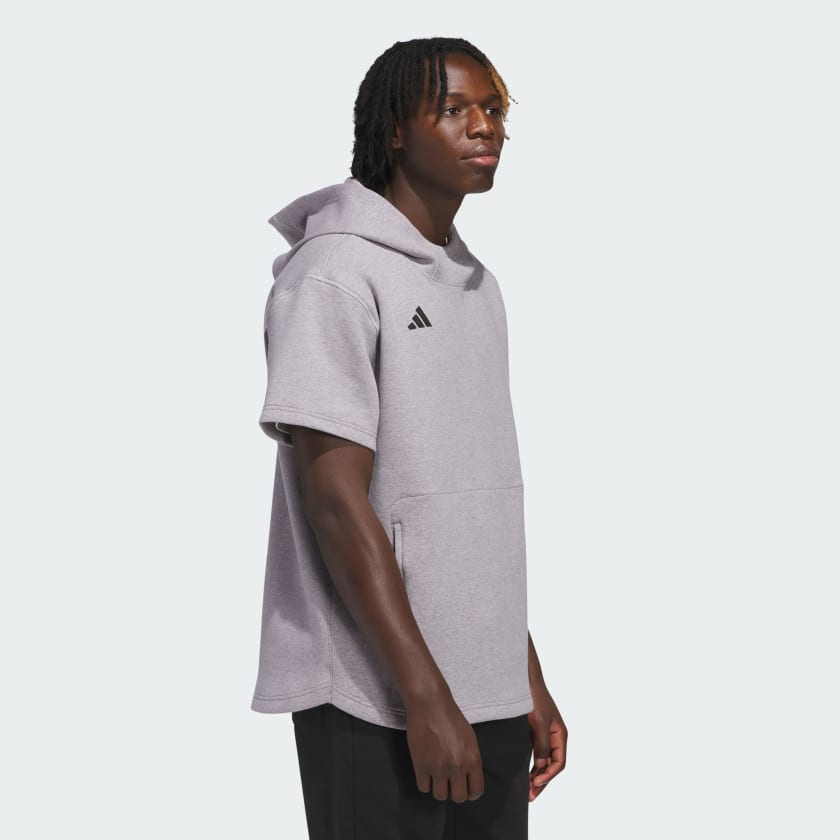 Men's adidas Dugout Short Sleeve Hoodie (Gender Neutral)