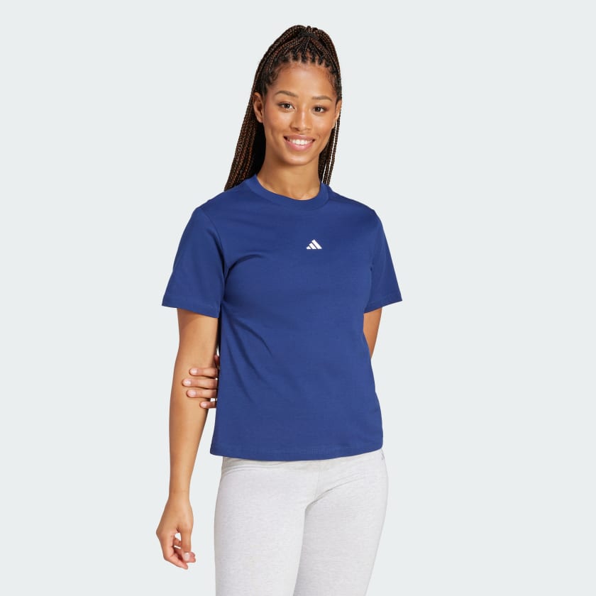 Women's adidas Essentials Small Logo Cotton Tee
