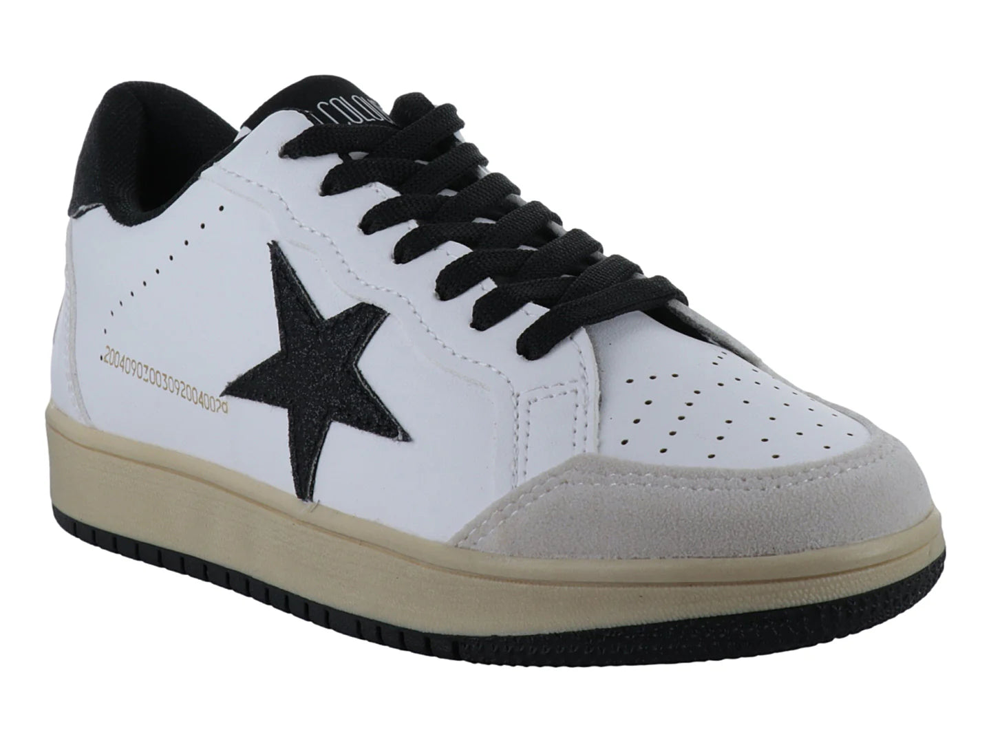 Tenis Ten Colours Blanco y Negro para Mujer