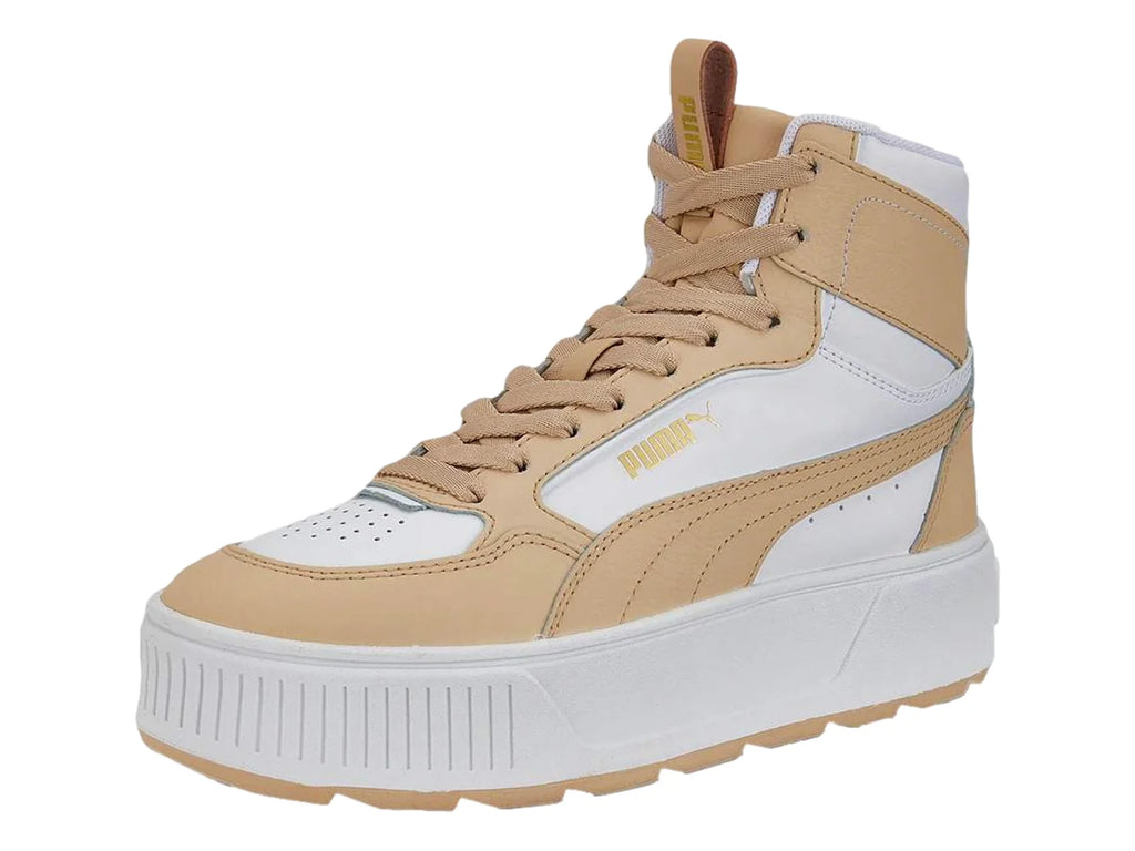 Tenis PUMA Karmen Rebelle Mid Blanco y Beige para Mujer
