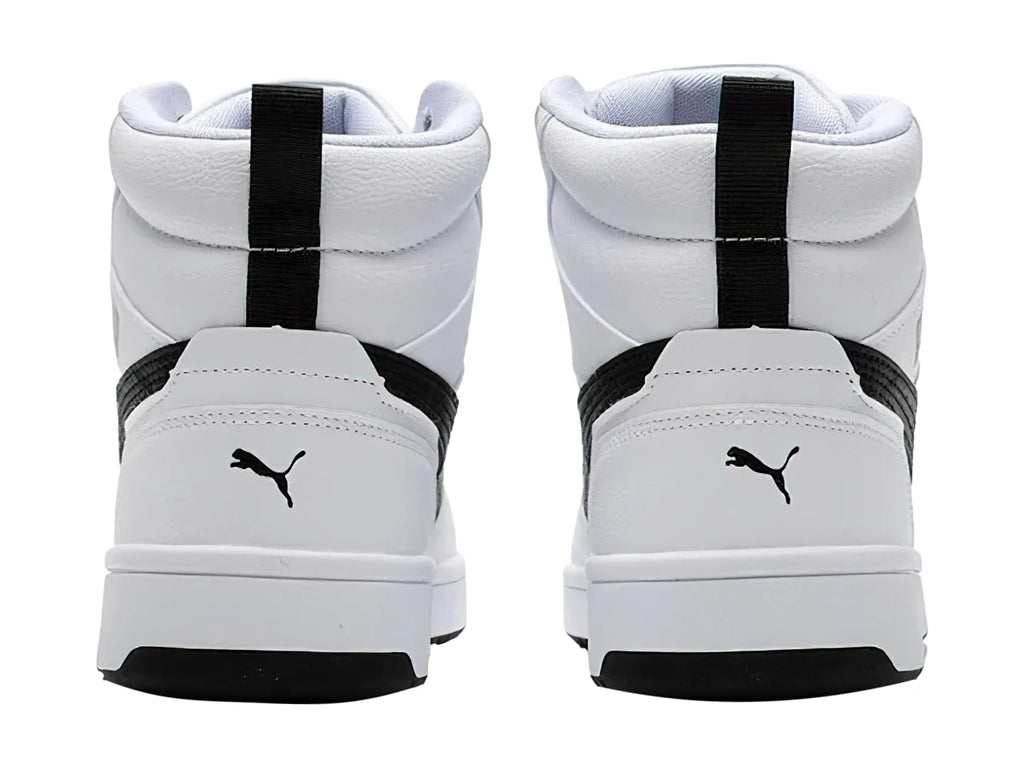 Tenis PUMA Rebound V6 Blanco con Negro para Hombre